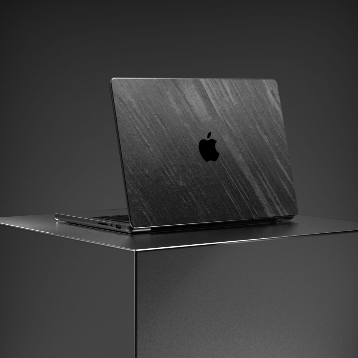 MacBook & iPad Skins - MacBook Slate Skin Black Rock Naturstein