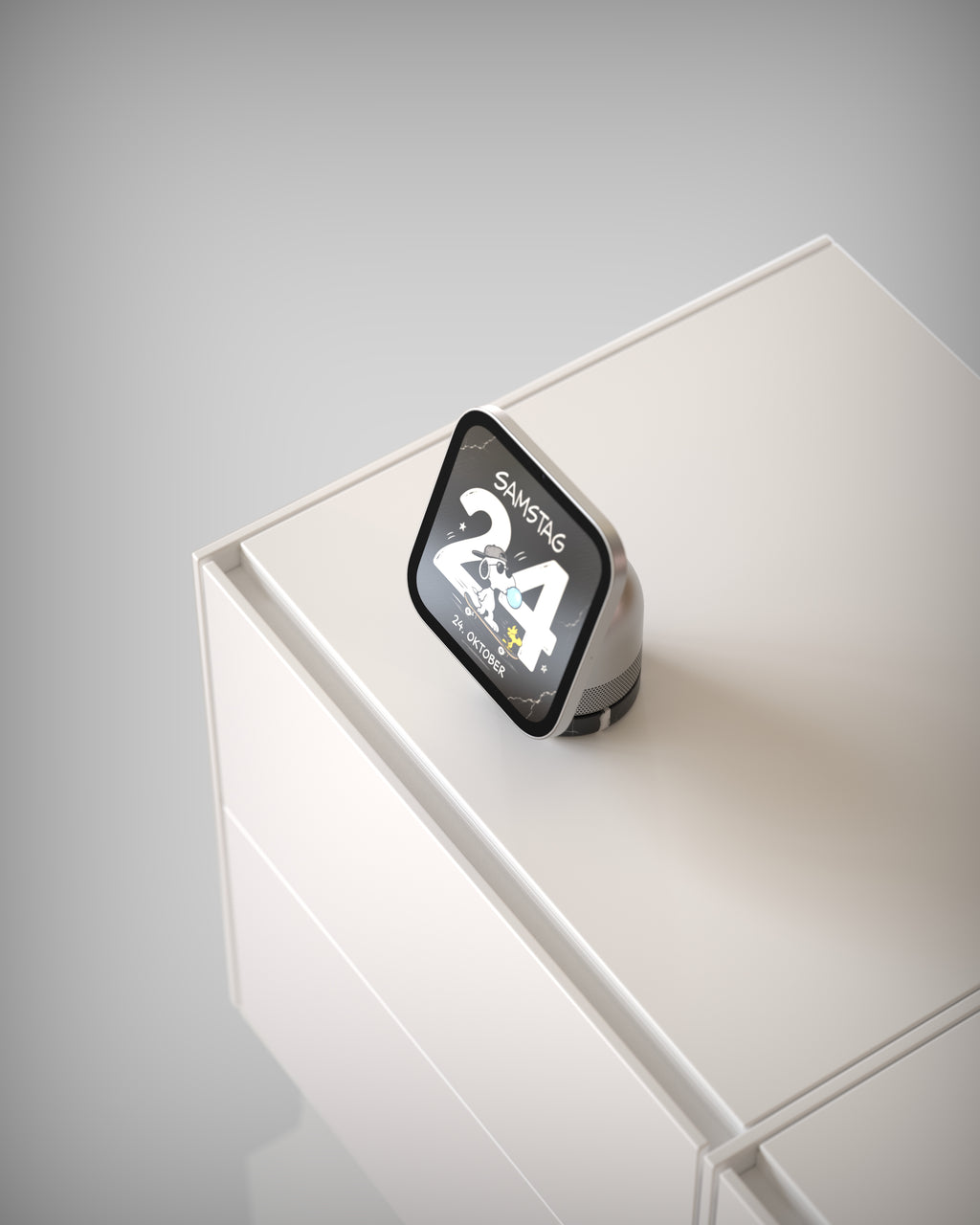 Marble Base · Nero Marquina mit HomeView von schräg oben