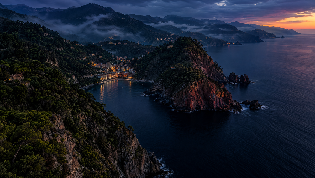 Die ligurische Küste bei Levanto