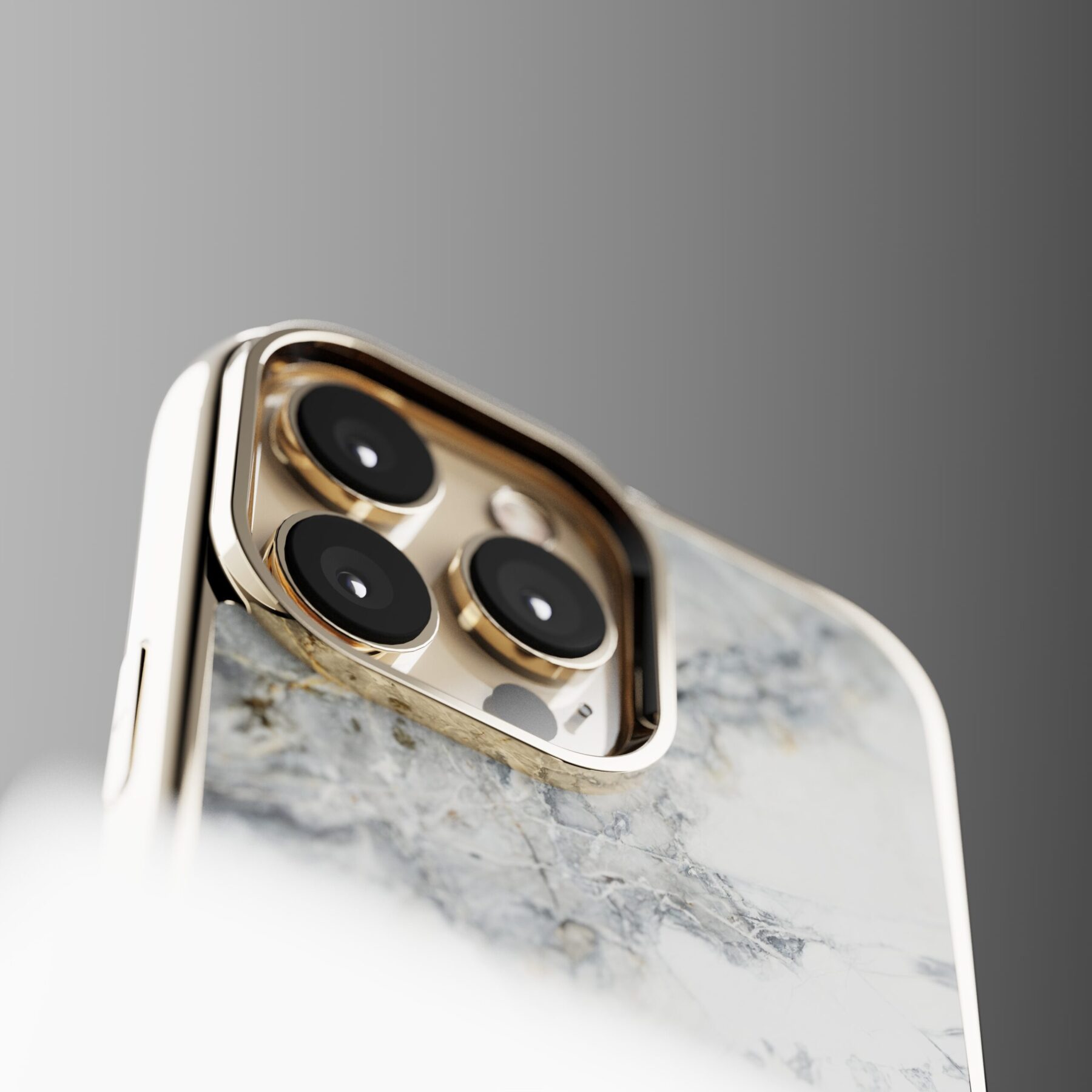 The iPhone Marble Case Invisible Grey - immagine 2