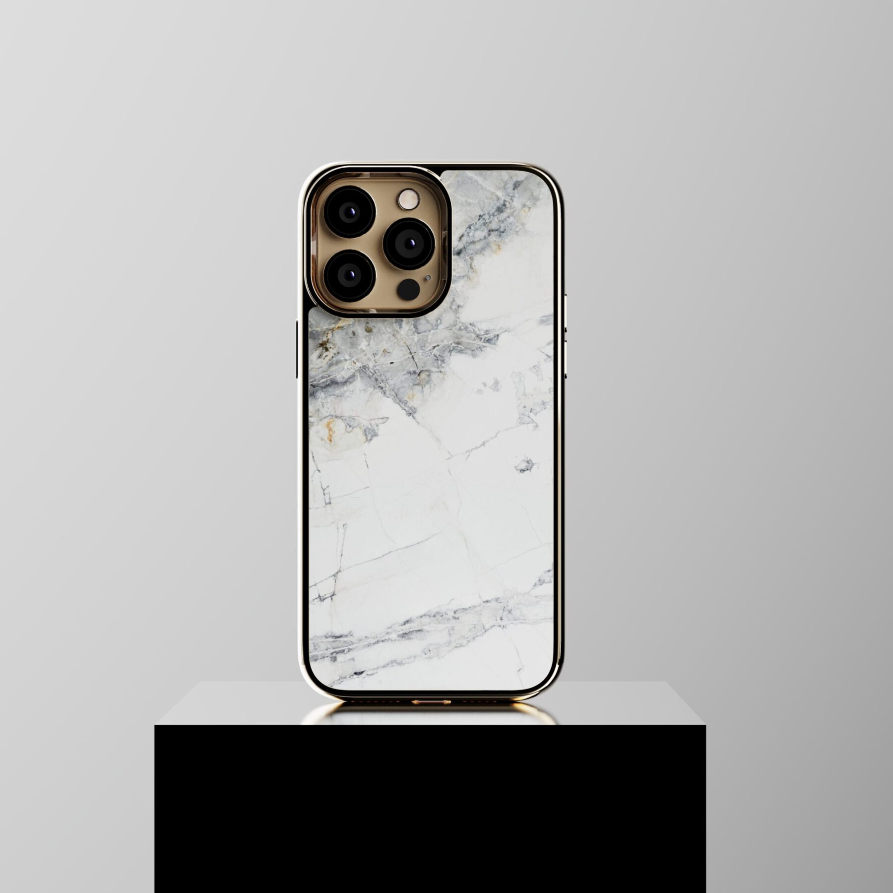 La custodia in marmo per iPhone Invisible Grey