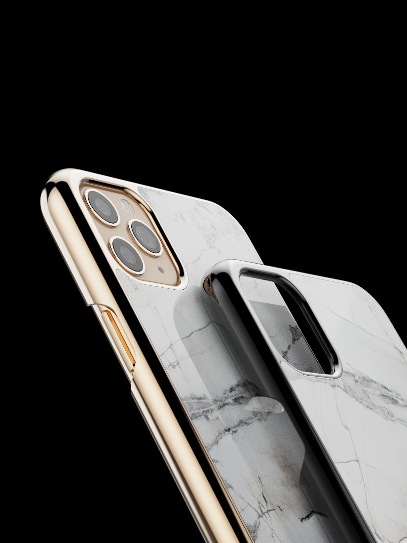 The iPhone Marble Case Invisible Grey The iPhone Marble Case Invisible Grey