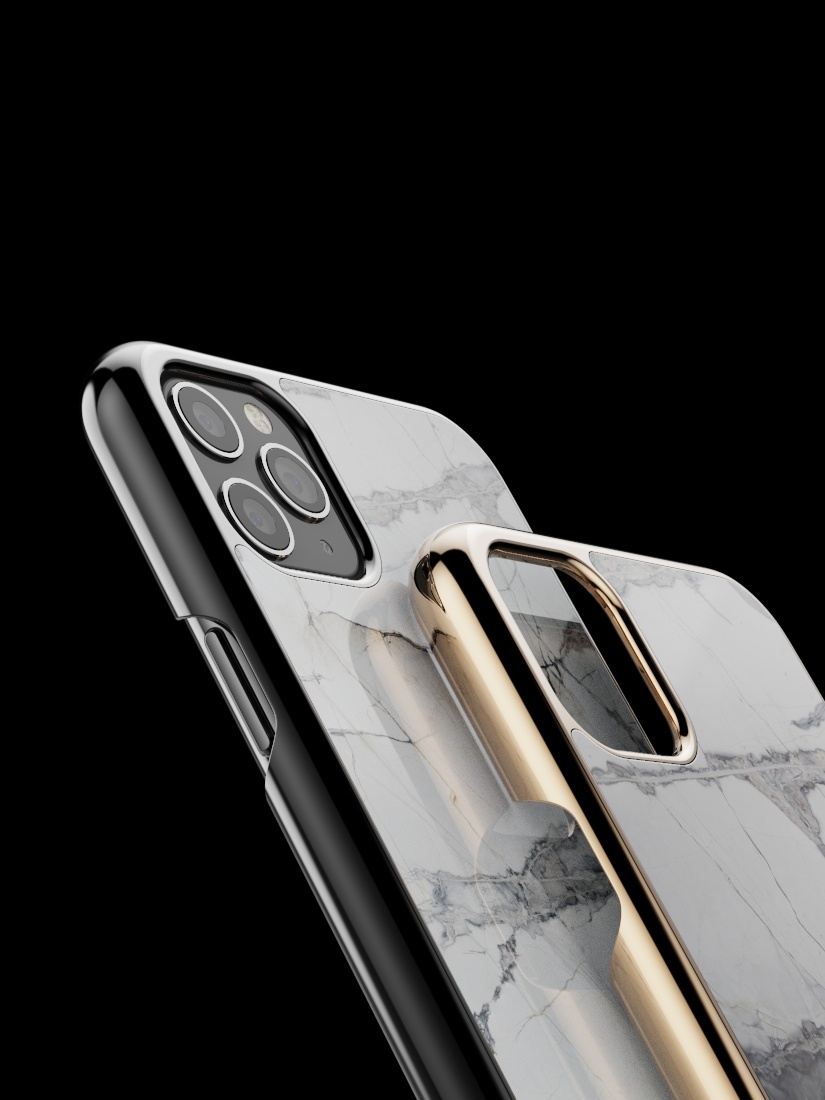 The iPhone Marble Case Invisible Grey The iPhone Marble Case Invisible Grey