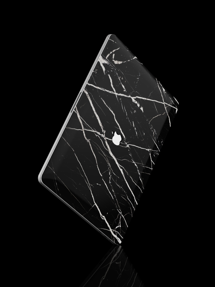 The Marble MacBook Skin Nero Marquina The Marble MacBook Skin Nero Marquina