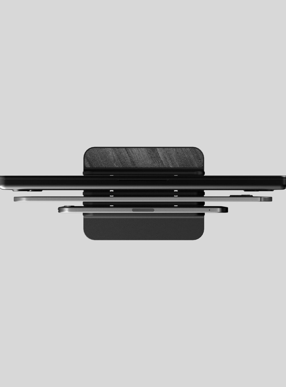 适用于 MacBook、iPad 及更多产品的 Slate Fusion Stand 黑岩支架